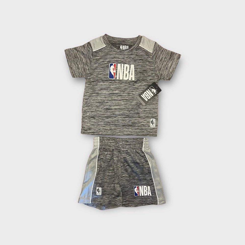 NBA Gray Space Dye Top & Bottom Matching Set
